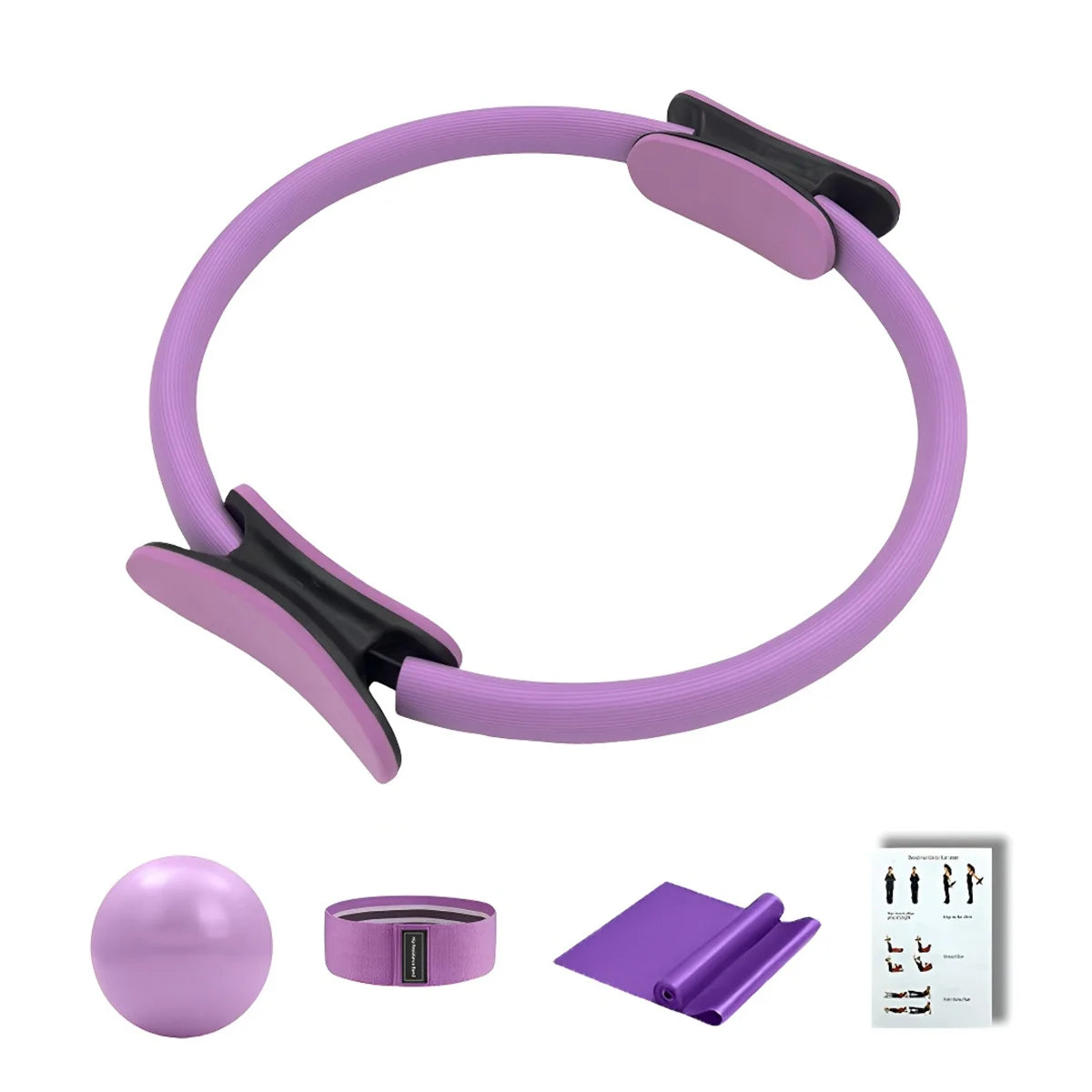 PilatesHome™ – Premium Pilates Set für Zuhause (5-teilig)
